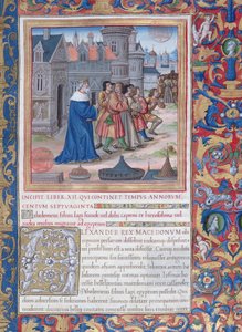 Illustration from Book XII, Chapter 1 of the Antiquities of the Jews by Flavius Josephus