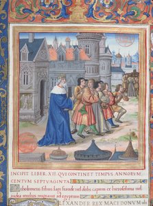 Illustration from Book XII, Chapter 1 of the Antiquities of the Jews by Flavius Josephus by French School