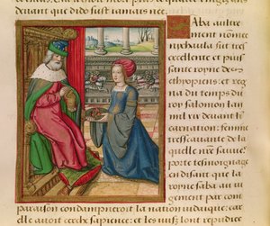 The Queen of Sheba, from Vie des Femmes Celebres, c.1505