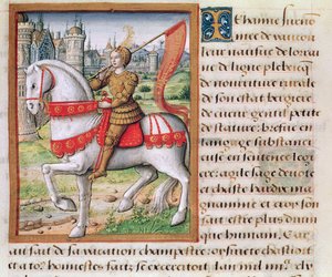 Joan of Arc from Vie des Femmes Celebres, c.1505 by French School