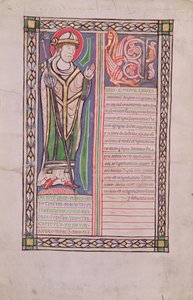 Pierre Lombard Bishop of Paris, from the Liber Quatuor Sententiarum (Book of Sentences), c.1160 by French School