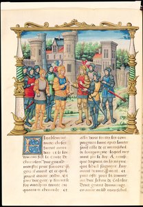The Treaty of Conflans between Louis XI and Charles the Bold, Duke of Burgundy, from the Memoirs of Philippe of Commines
