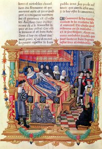 The Death of Louis XI, from the Memoires de Philippe de Commines by French School