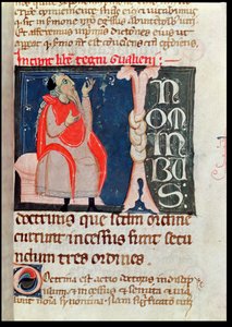 A Scientist, illustration at the beginning of Comments by Aliben Rhodonan on Ars Parva by Galen