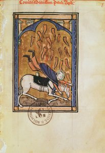 The Conversion of St. Paul, from the Psalter of the Abbey of St. Elizabeth de Genlis by French School