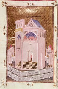 The Temple of Jerusalem, from Postilles sur la Bible by Nicolas de Lyre by French School