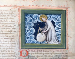 God Creating the World (from the Bible des Grands Augustins, 1494)
