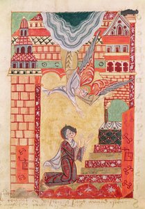 Vision of St. Aldegonde of Maubeuge, from The Life and Miracles of St. Amand by French School