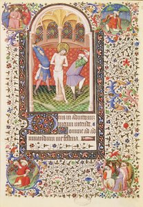 Flagellation, from a Book of Hours used by a woman from Poitiers