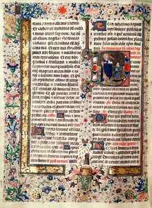 St. John the Baptist, from the Missal of Jean de Lannoy by French School
