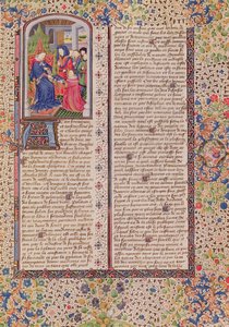 Presentation of The Politics to the King, from Ethics, Politics and Economics by Aristotle