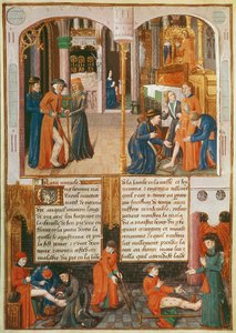 Miracles at the Tomb of St. Louis, from Le Livre des Faiz de Monseigneur Saint Louis by French School