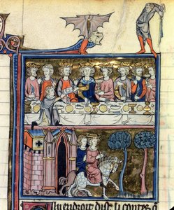 King Arthur and His Knights Around the Table, from l