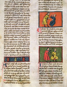 Doctors and Patients, from an edition of Book of Surgery by Rogier de Salerne by French School