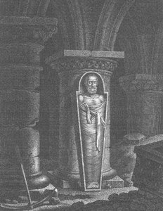 Mummy of Henri IV, King of France, exhumed by the revolutionaries, at the basilique Saint-Denis, 14th-25th October 1793 by French School