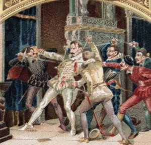 Murder of the Duke of Guise (Henry I of Lorraine, known as the Balafre) by French School