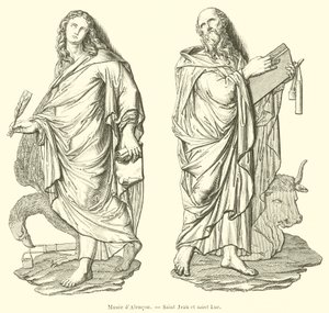Museum of Alencon, Saint John and Saint Luke (engraving)