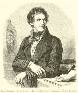 Montpellier Museum, Portrait of Canova (engraving) by French School