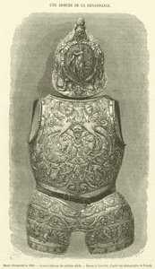 Retrospective Museum of 1865, Italian armor of the sixteenth century by French School