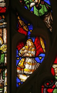 Musical Angel with Trumpet