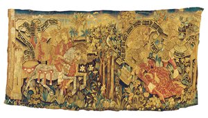 Mythological tapestry fragment, Strasbourg, c.1470-80