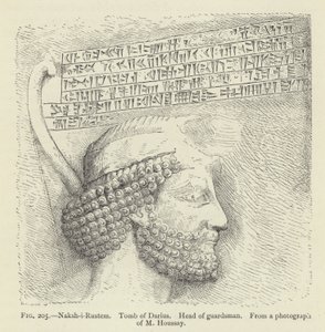 Naksh-i-Rustem, Tomb of Darius, Head of Guardsman