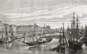 Nantes, France, in the 18th century, from 