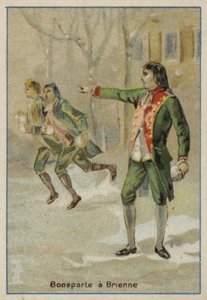 Napoleon Bonaparte at the Military School of Brienne-le-Chateau, France by French School