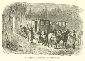 Napoleon Arriving at Mayence by French School