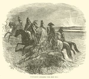 Napoleon crossing the Red Sea