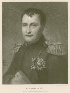Napoleon in 1813 by French School