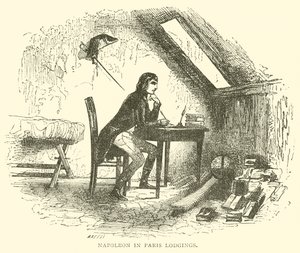Napoleon in Paris Lodgings by French School