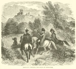 Napoleon Visiting the Ruins of Dierstein by French School