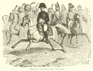 Napoleon with His Staff in Spain
