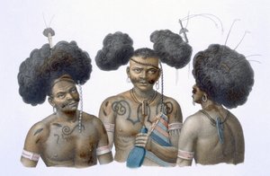 Natives of New Guinea, 1826