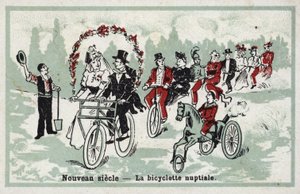 New century - the wedding bicycle by French School