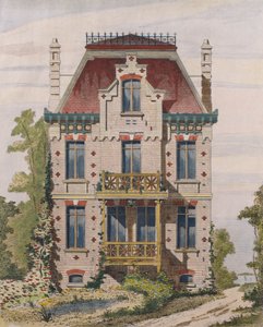 Norman Villa at Villers sur Mer, Normandy by French School