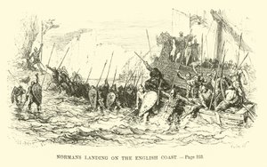 Normans landing on the English Coast