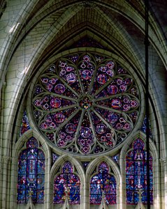North transept rose window