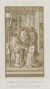 Octavian de Saint Gelais presenting his translation of Ovid by French School