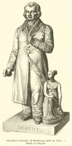 Ohmacht or Omacht, from Strasbourg, died in 1834 (engraving) by French School