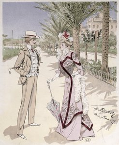 On the Promenade des Anglais, Nice, February 1899