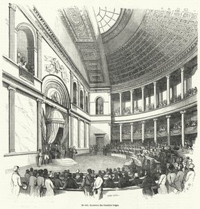 Opening of the Chamber of Representatives, the lower house of the Belgian parliament by French School