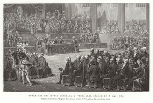 Opening of the Estates General, Versailles, 5 May 1789 by French School