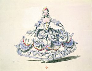Opera Costume, from the Menus Plaisirs Collection, Facsimile by A. Guillaumot Fils