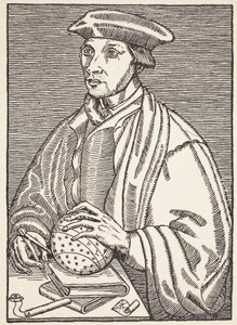 Oronce Fine, illustration from Histoire de la Nation Francaise, Sciences, Volumes I & II by French School