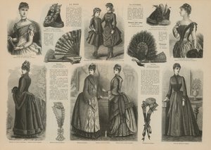 Page from La Mode Illustrée by French School