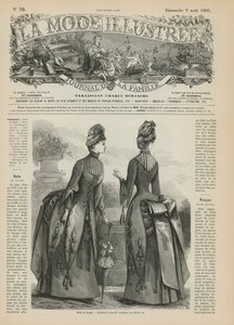 Page from La Mode Illustrée by French School