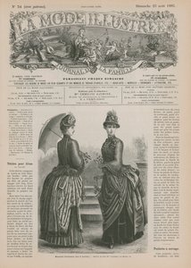 Page from La Mode Illustrée by French School