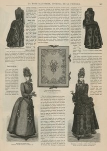 Page from La Mode Illustree by French School